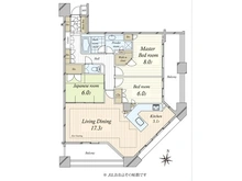 【東京都/世田谷区用賀】グランフォート用賀 間取り図