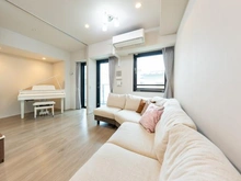 【東京都/目黒区洗足】プラウド目黒洗足ガーデンコート リビング・ダイニング：(左)洋室