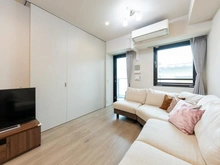 【東京都/目黒区洗足】プラウド目黒洗足ガーデンコート リビング・ダイニング：スライドドアを閉じたとき