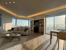 【東京都/目黒区大橋】プリズムタワー リビング：※家具・調度品は販売価格に含まれておりません