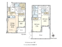 【東京都/世田谷区玉川】プラウド二子玉川レジデンス 間取り図