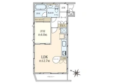 【東京都/世田谷区弦巻】アデッソ・リベルタ世田谷弦巻 間取り図