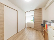 【東京都/世田谷区中町】ブランズシティ世田谷中町 ブルームフォレスト 洋室：スライドドア開放時
