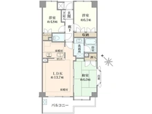 【東京都/杉並区南荻窪】エクレールガーデン南荻窪 間取り図