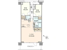 【東京都/目黒区大岡山】プラウド都立大学 間取り図