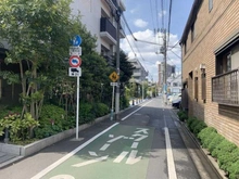 【東京都/豊島区西池袋】パークホームズ目白ザフォレスト 前面道路