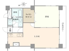 【東京都/杉並区上荻】キャッスル荻窪 間取り図