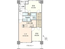 【東京都/東村山市萩山町】ライオンズ久米川美彩の杜 間取り図