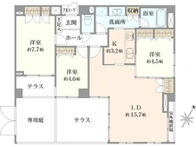 【東京都/西東京市東町】グランドメゾン保谷 間取り図