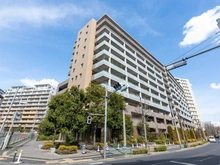 【東京都/足立区新田】オーベルグランディオハートアイランド 外観：現在大規模修繕工事中（2026年9月終了予定）