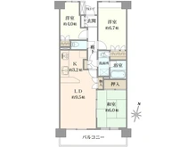【埼玉県/さいたま市浦和区常盤】浦和常盤パーク・ホームズ 間取り図