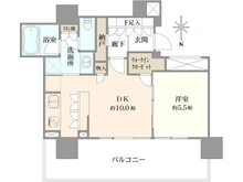【東京都/中野区中野】ザ・パークハウス中野タワー 間取り図