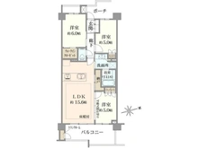 【東京都/杉並区方南】プラウド杉並方南町 間取り図