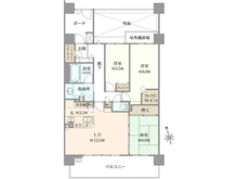 【東京都/昭島市東町】ライオンズステージ西立川フォレストアヴェニュー 間取り図