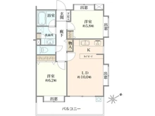【東京都/小金井市前原町】セーナ武蔵小金井 間取り図