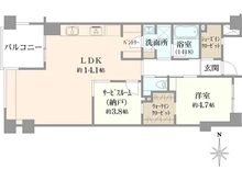 【東京都/世田谷区桜丘】桜丘南パークホームズ 間取り図