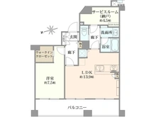 【東京都/杉並区高井戸西】朝日シティパリオ高井戸 間取り図