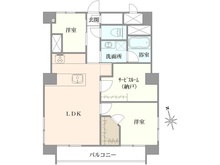 【東京都/杉並区上荻】キャッスル荻窪 間取り図