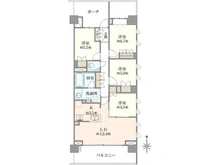 【東京都/杉並区成田東】プラウドシティ阿佐ヶ谷フォレスト B-3棟 間取り図