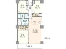 【埼玉県/川口市青木】青木町スカイハイツ 間取り図