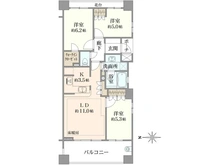 【神奈川県/横浜市鶴見区豊岡町】プラウド横濱鶴見 間取り図