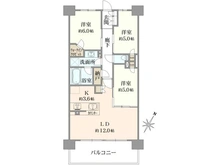 【東京都/練馬区上石神井】ブリリアシティ石神井公園アトラス　3号棟 間取り図