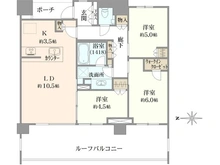 【東京都/杉並区方南】シティテラス杉並方南町サウス 間取り図