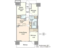 【東京都/江東区東陽】プラウド東陽町サウス 間取り図