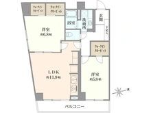 【東京都/杉並区上荻】プリンスマンション 間取り図