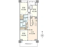 【東京都/杉並区成田東】プラウドシティ阿佐ヶ谷ガーデン A-1 間取り図
