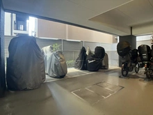 【東京都/墨田区千歳】ル・サンク東京森下 バイク置場