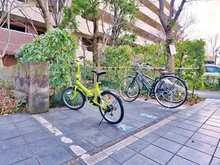 【東京都/杉並区高井戸東】ファミールグラン高井戸デュープレックス 駐輪場