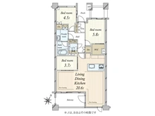 【東京都/目黒区中町】アルス目黒祐天寺 間取り図