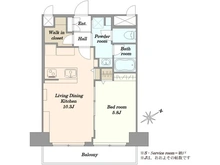 【東京都/渋谷区恵比寿】シャンボール恵比寿 間取り図