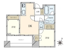 【東京都/港区高輪】プレミストタワー白金高輪 間取り図
