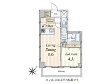 【東京都/目黒区五本木】菱和パレス学芸大学 間取り図