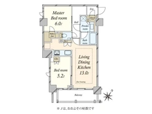 【東京都/目黒区鷹番】ピアース学芸大学レジデンス 間取り図