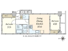 【東京都/台東区元浅草】ハイネス菊屋橋 間取り図