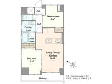【東京都/板橋区小豆沢】ライオンズプラザ本蓮沼 間取り図