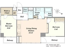 【東京都/杉並区荻窪】ライオンズマンション荻窪第2 間取り図