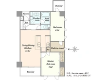 【東京都/世田谷区砧】サンクタスガーデン砧 間取り図