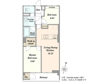 【東京都/練馬区中村北】オリエンタルグリーンコーポラス 間取り図
