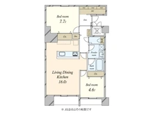 【東京都/目黒区鷹番】ベルメゾン鷹番 間取り図
