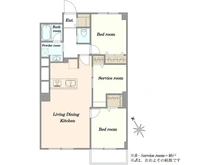 【東京都/渋谷区南平台町】南平台マンション 間取り図