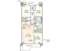 【東京都/練馬区平和台】プラウド平和台テラス 間取り図