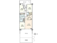 【東京都/世田谷区船橋】ヴィークグラン世田谷千歳船橋さくらガーデン 間取り図