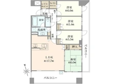 【東京都/練馬区関町南】ジェイパーク武蔵野 間取り図