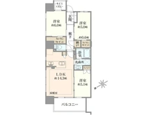 【東京都/武蔵野市中町】シティハウス武蔵野 間取り図