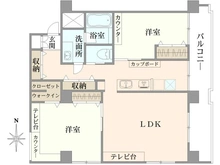 【東京都/練馬区中村北】カーサ中村 間取り図