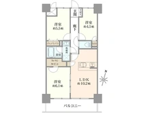 【東京都/練馬区中村北】藤和シティコープ練馬II 間取り図